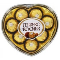 Ferrero Rocher Chocolate  Heart Shape T8